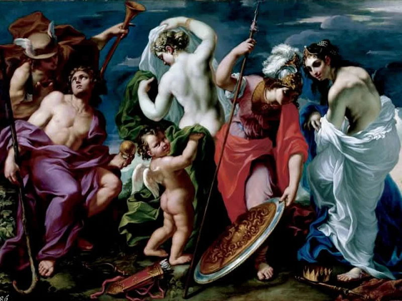 1648-Ludovico David - Il Giudizio di Paride (1690)